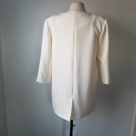 Cream midlength  Blazer Size M - Picture 4 of 4